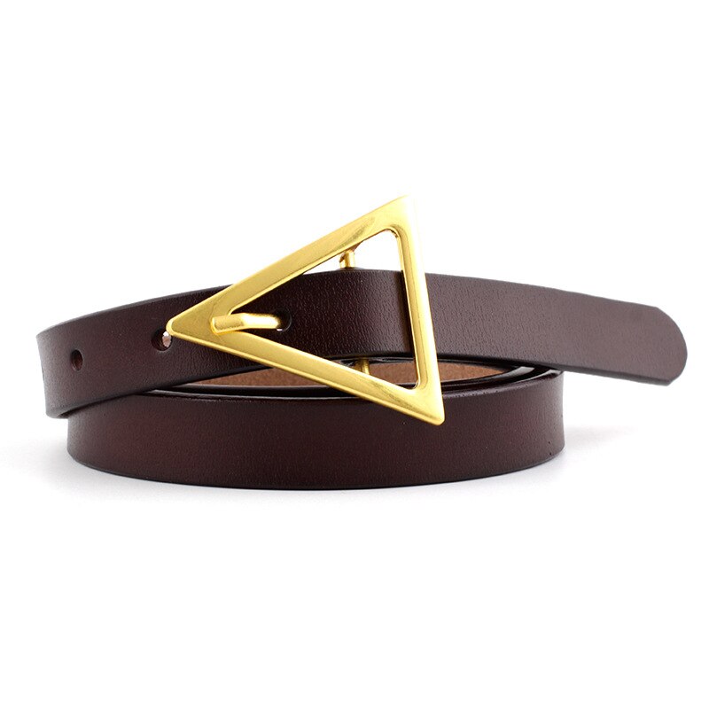 Women's Triangle Buckle Belt