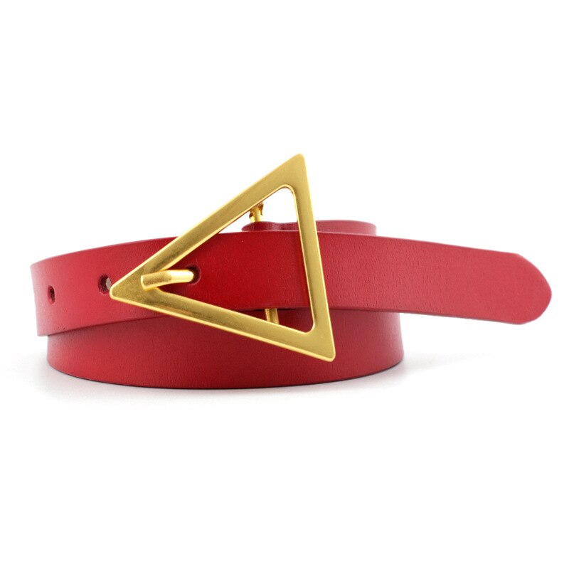 Women's Triangle Buckle Belt