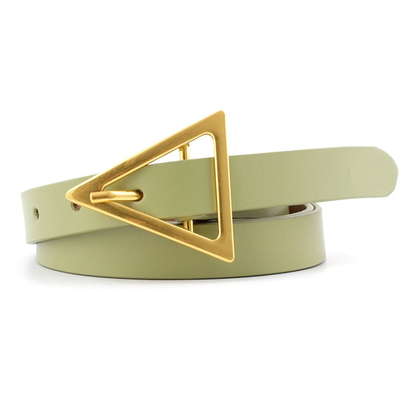 Women's Triangle Buckle Belt