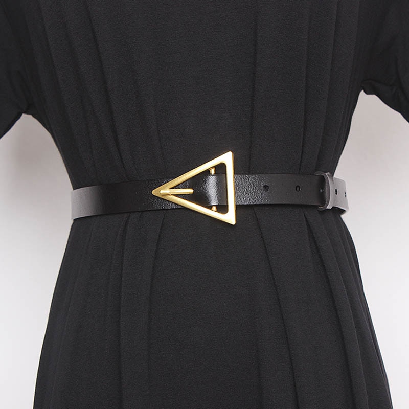 Women's Triangle Buckle Belt