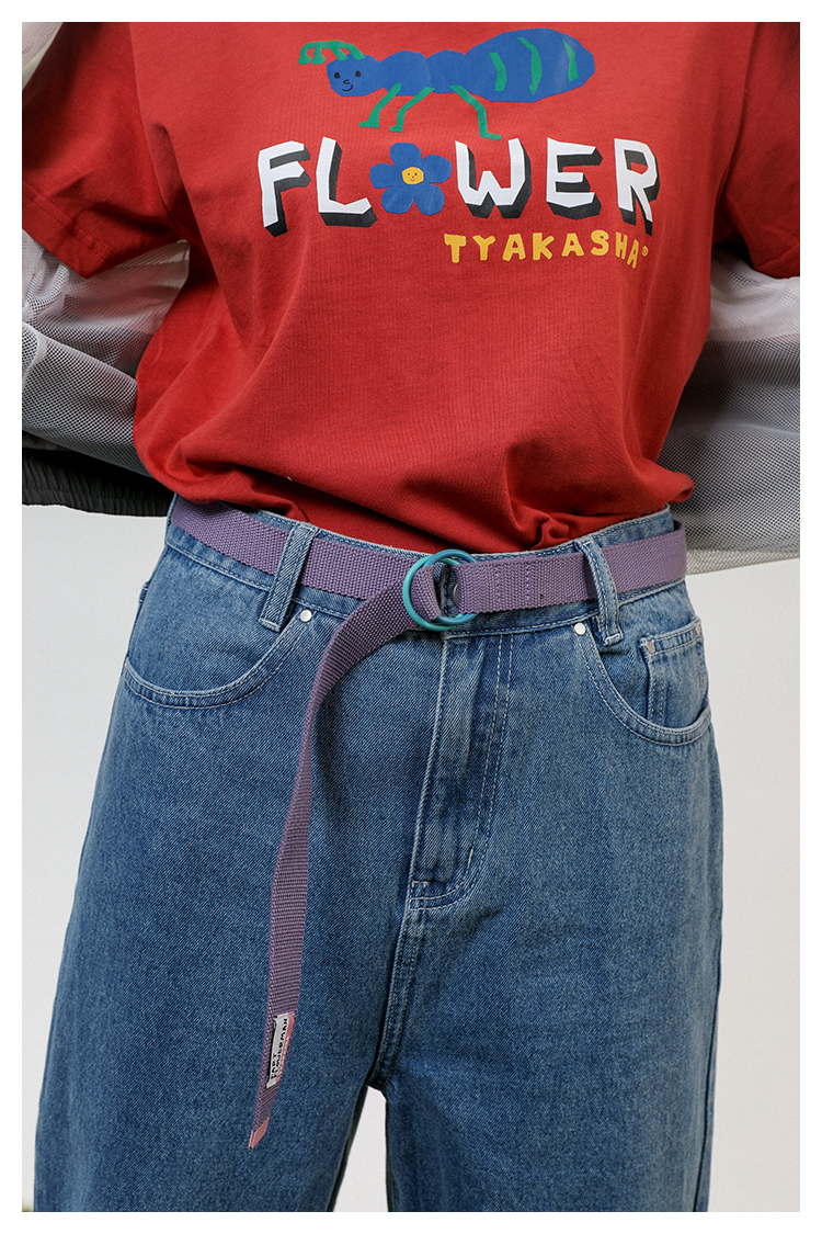 Unisex Casual Style Double Ring Belt