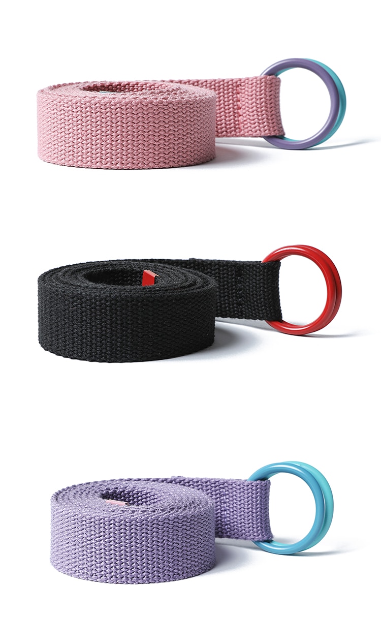 Unisex Casual Style Double Ring Belt
