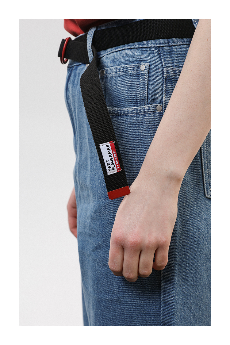 Unisex Casual Style Double Ring Belt