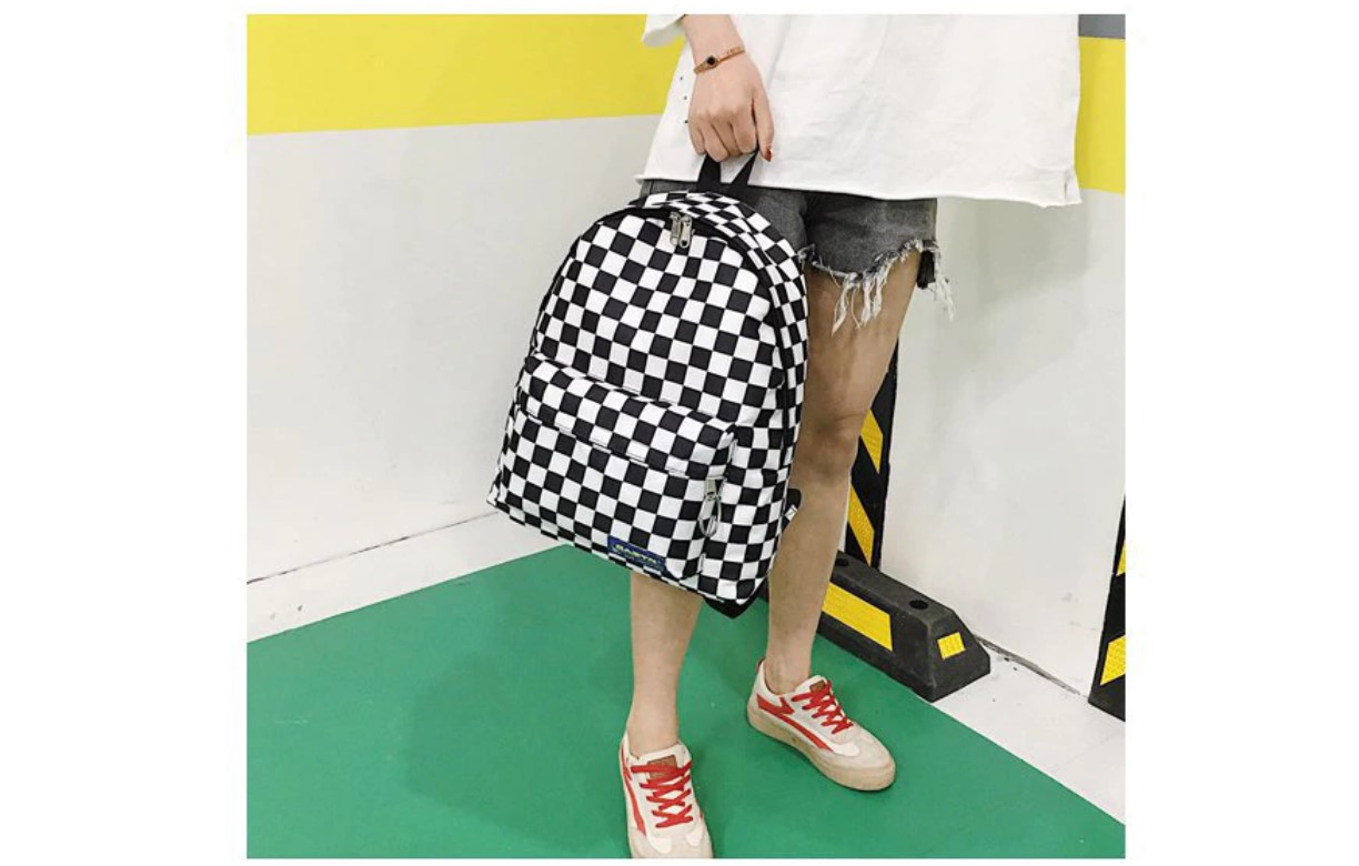 Women's Chess Print Backpack