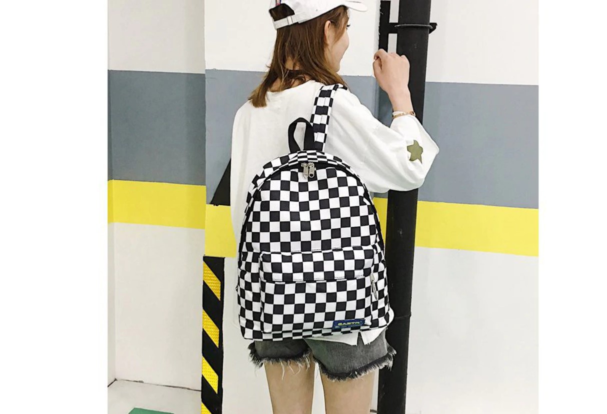 Women's Chess Print Backpack