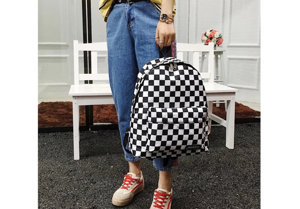 Women's Chess Print Backpack