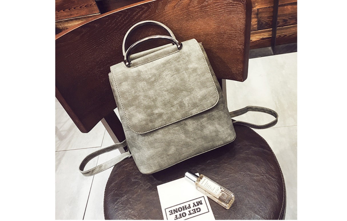 Women's Marble Eco-Leather Backpack