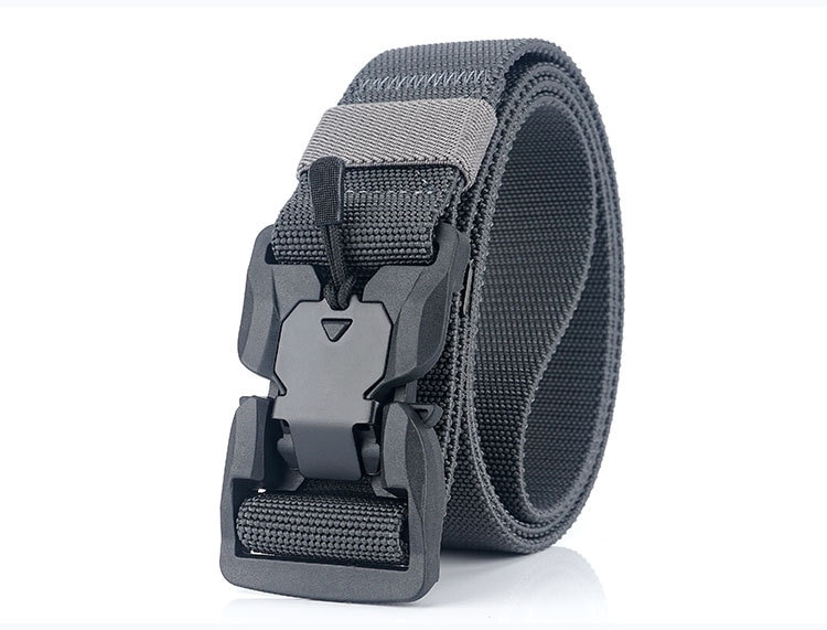 Military Tactical Magnetic Buckle Belt for Men