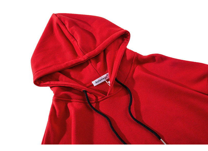 Men's Cotton Hoodie with Ribbons