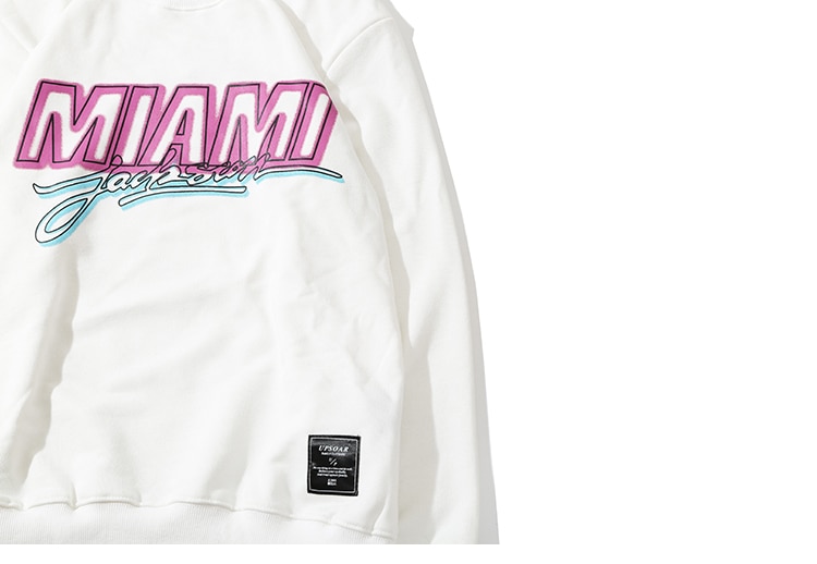 Men's Cotton Sweatshirt with O-Neck