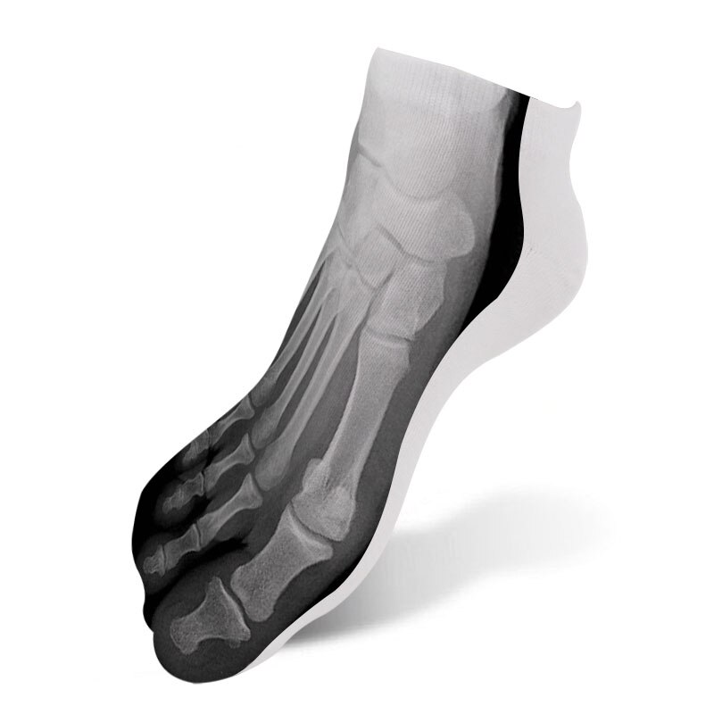 Unisex Canvas Shoes Printed Socks