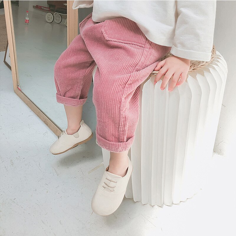 Girls Corduroy Harem Pants
