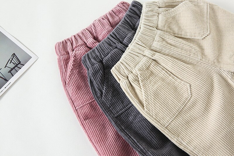 Girls Corduroy Harem Pants