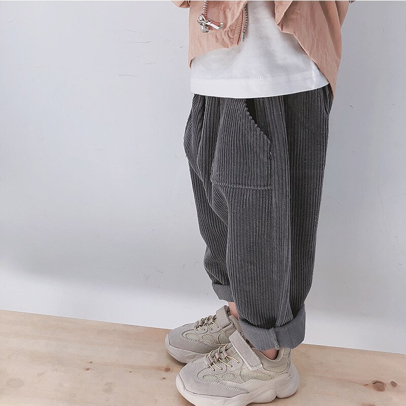 Girls Corduroy Harem Pants