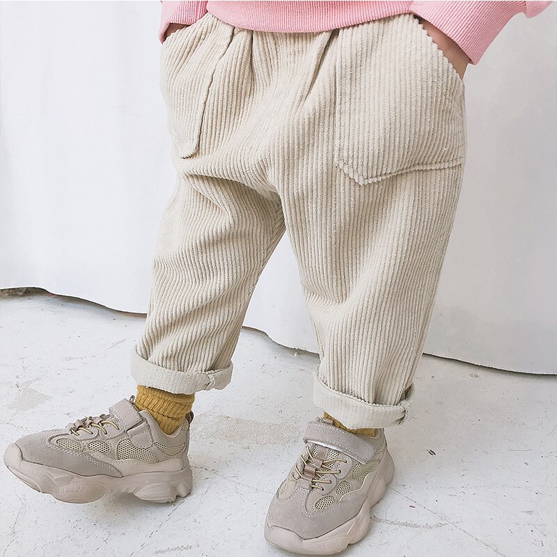 Girls Corduroy Harem Pants