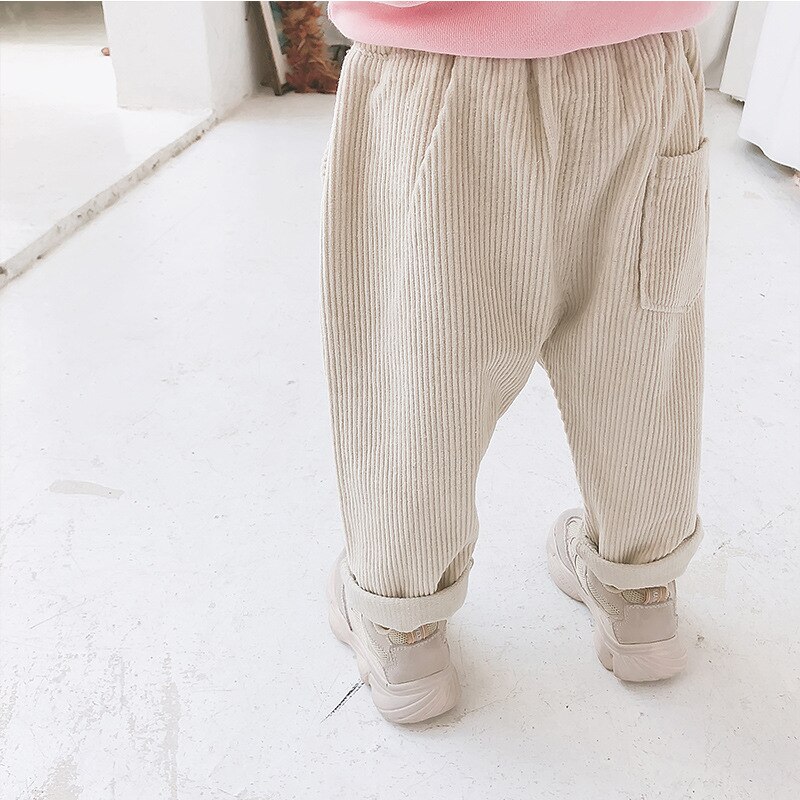 Girls Corduroy Harem Pants