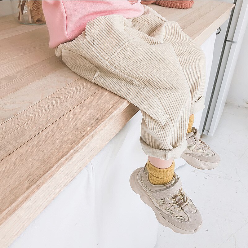 Girls Corduroy Harem Pants