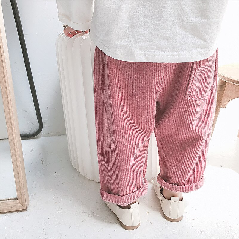 Girls Corduroy Harem Pants