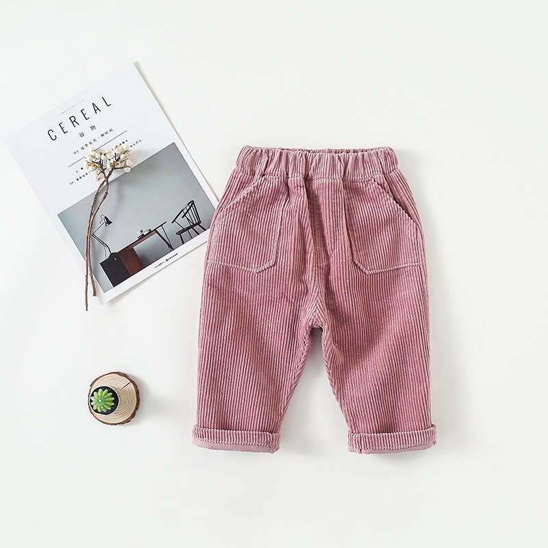 Girls Corduroy Harem Pants