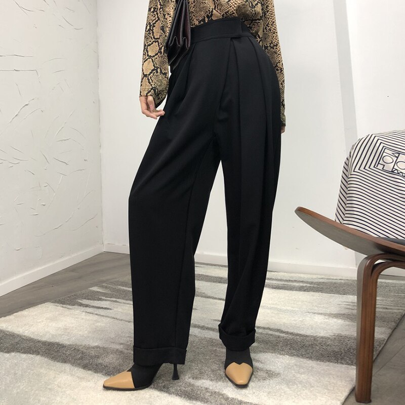 Wide Leg High Waisted Harem Pants for Women