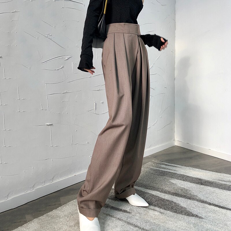 Wide Leg High Waisted Harem Pants for Women