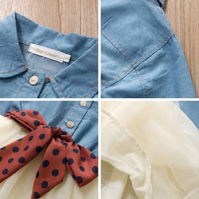 Girl's Casual Style Long Sleeved Dress