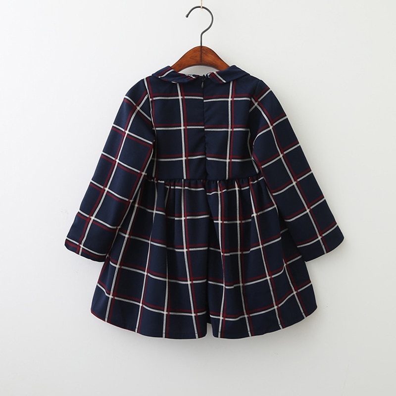 Girls' Casual Short Cotton Dress