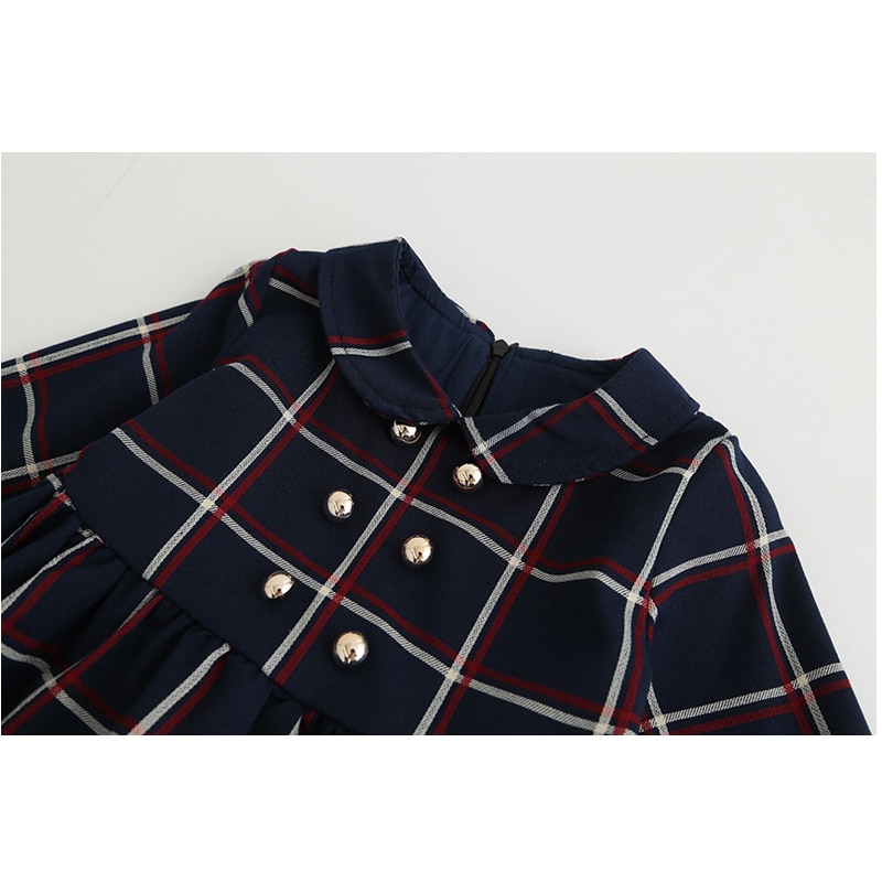 Girls' Casual Short Cotton Dress