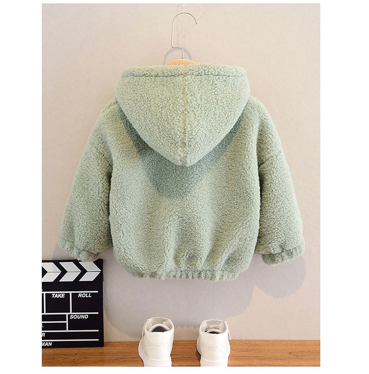 Kid's Plush Hoodie with Bag