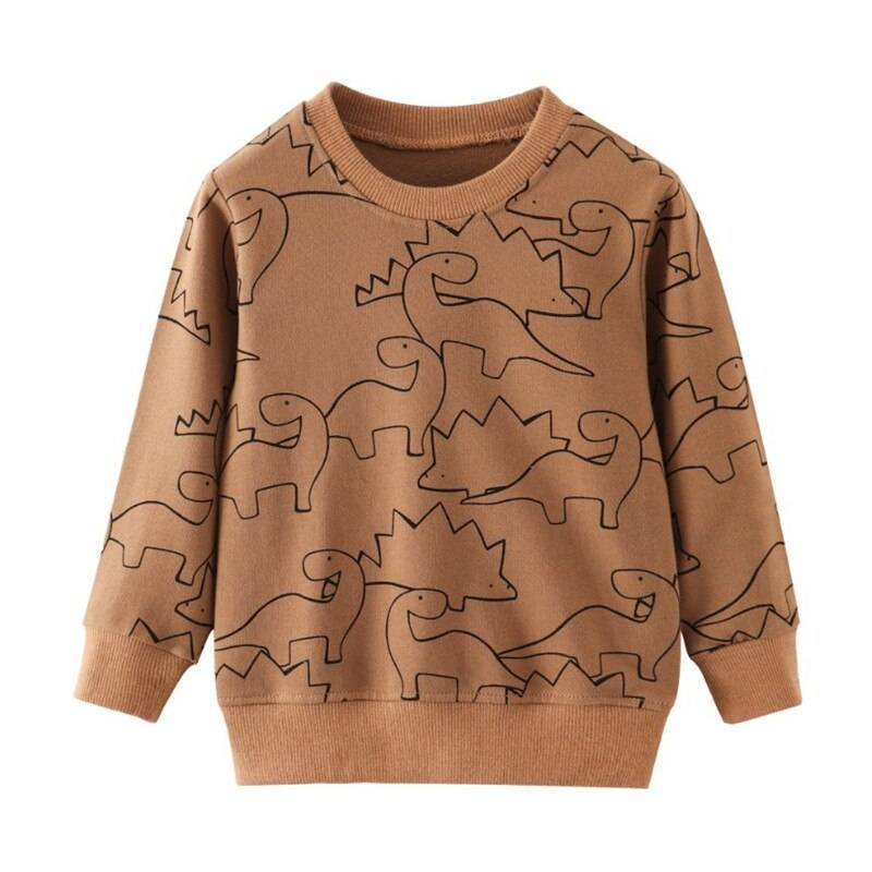 Boy's Dinosaur Printed Sweatshirt