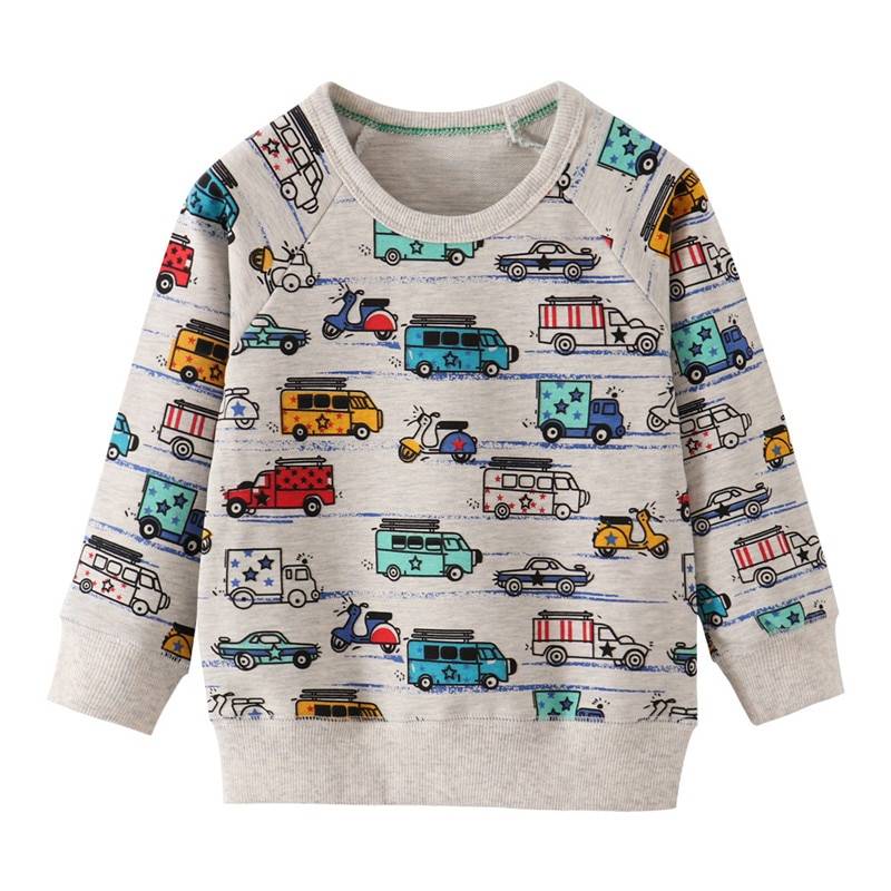 Boy's Dinosaur Printed Sweatshirt