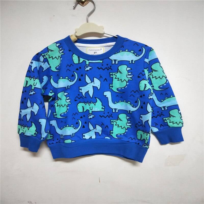 Boy's Dinosaur Printed Sweatshirt