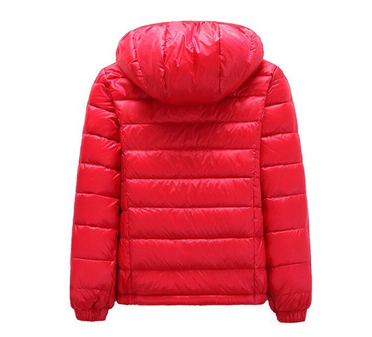 Boys' Hooded Zippered Bright Jacket