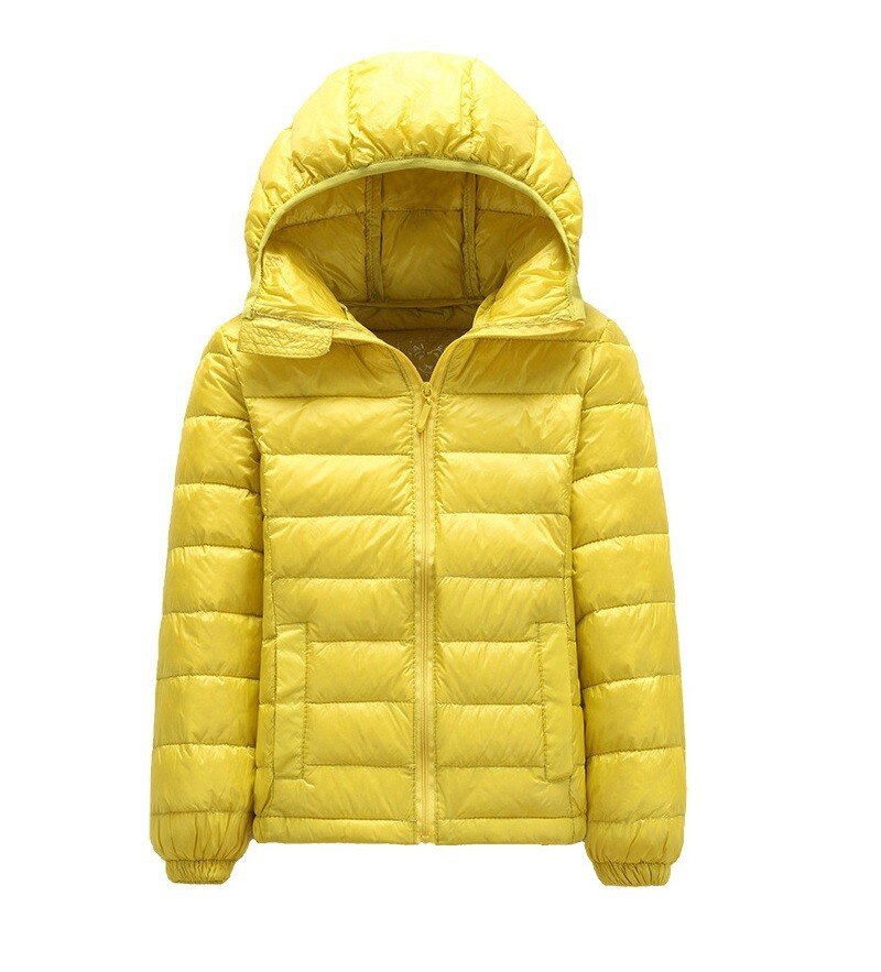 Boys' Hooded Zippered Bright Jacket