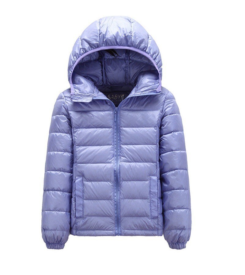 Boys' Hooded Zippered Bright Jacket