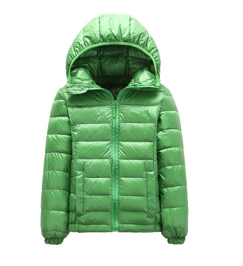 Boys' Hooded Zippered Bright Jacket
