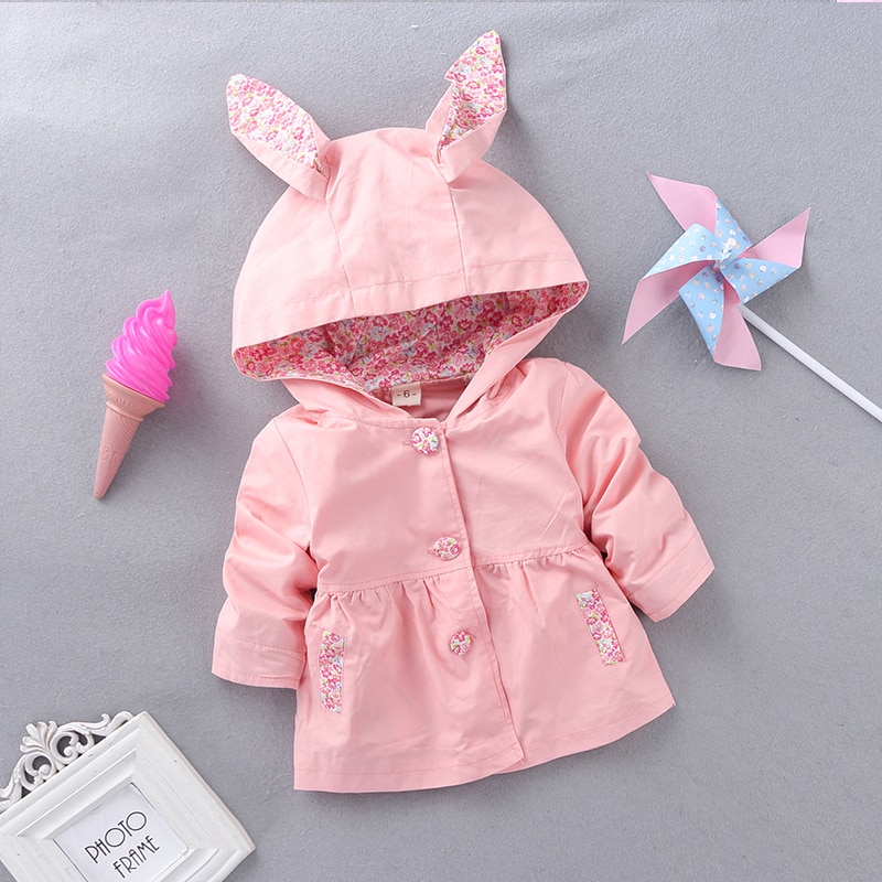 Hooded Coat for Baby Girls