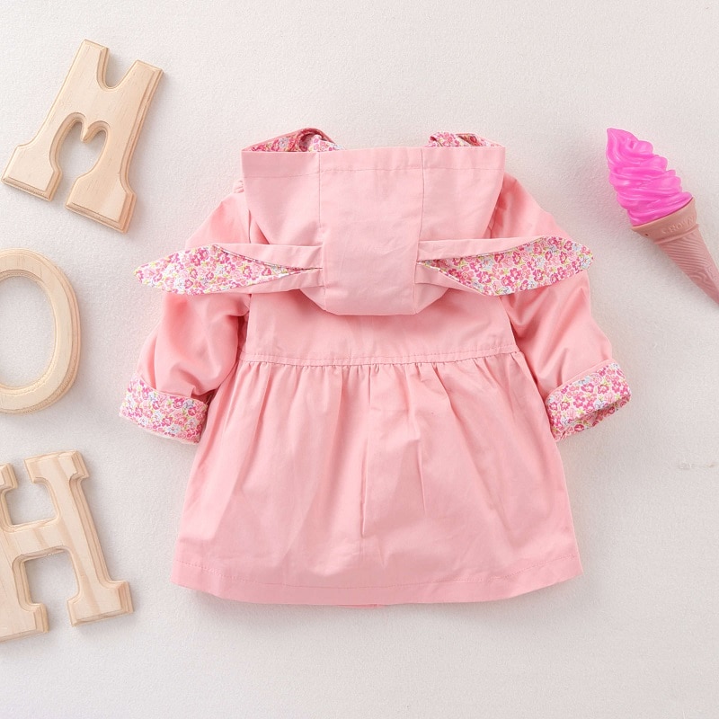 Hooded Coat for Baby Girls