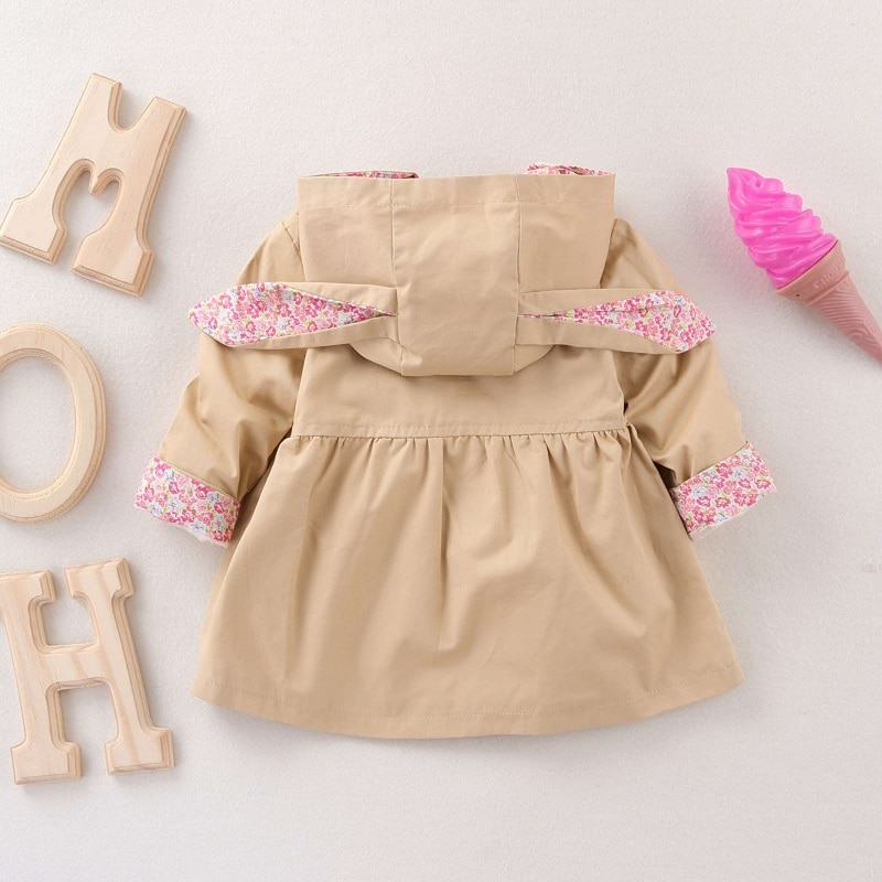 Hooded Coat for Baby Girls