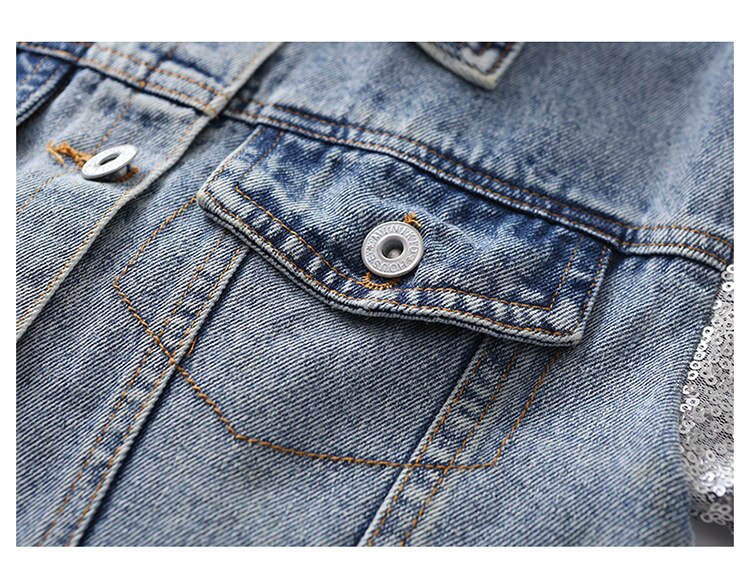 Unicorn Jeans Jacket For Girls