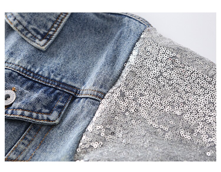 Unicorn Jeans Jacket For Girls