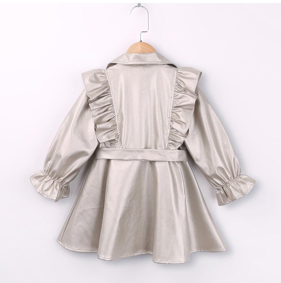 PU Leather Jacket with Long Sleeves