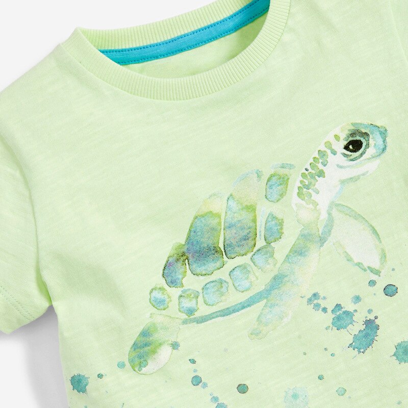 Sea Turtle Printed T-Shirt for Kids