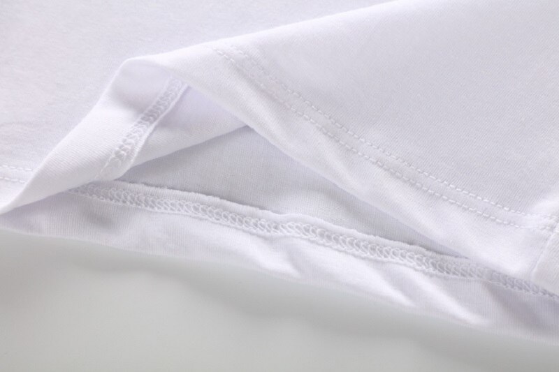 Boys' Short Sleeved White Cotton T-Shirt