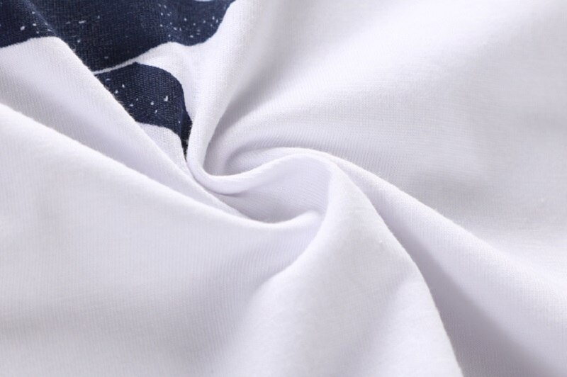 Boys' Short Sleeved White Cotton T-Shirt