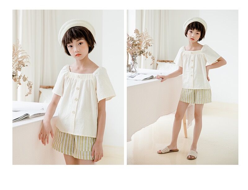 Girls Vintage Summer Top