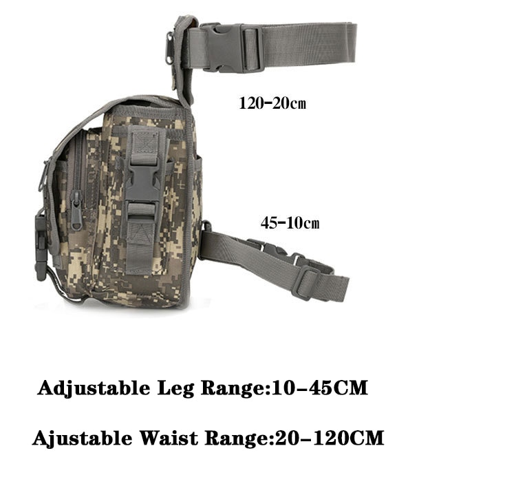 Military Camo Printed Waist Bag