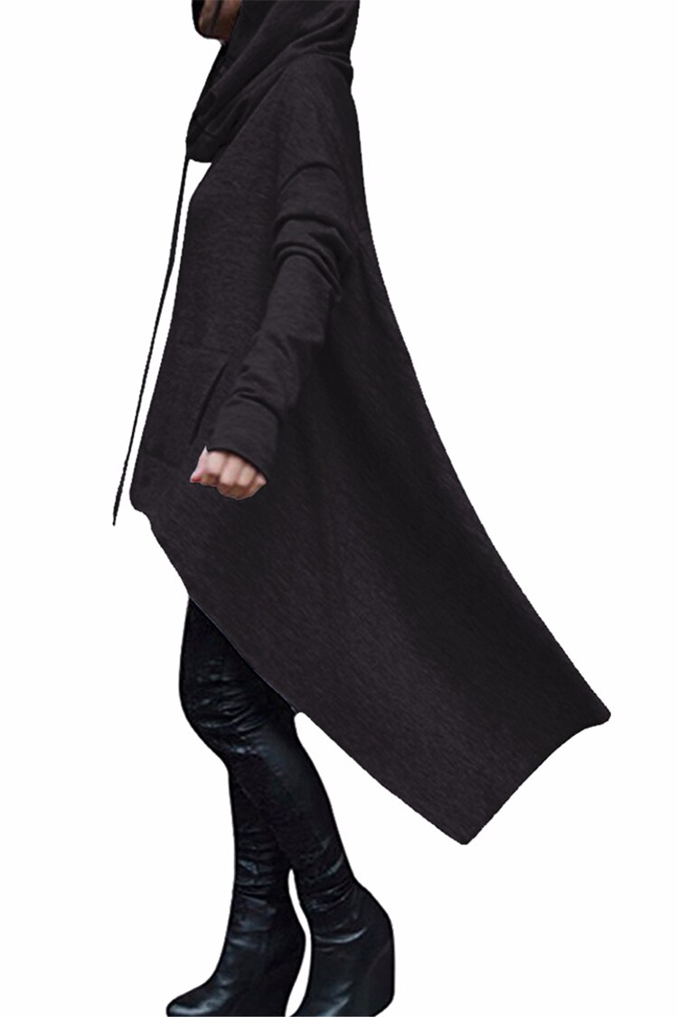 Women's Irregular Faith Printed Hoodie