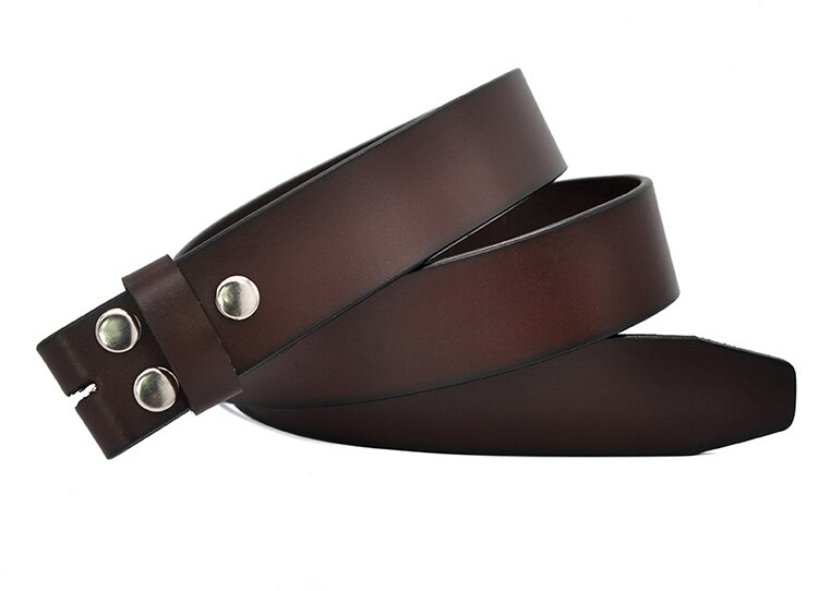 Men's Genuine Leather Belt without Buckle