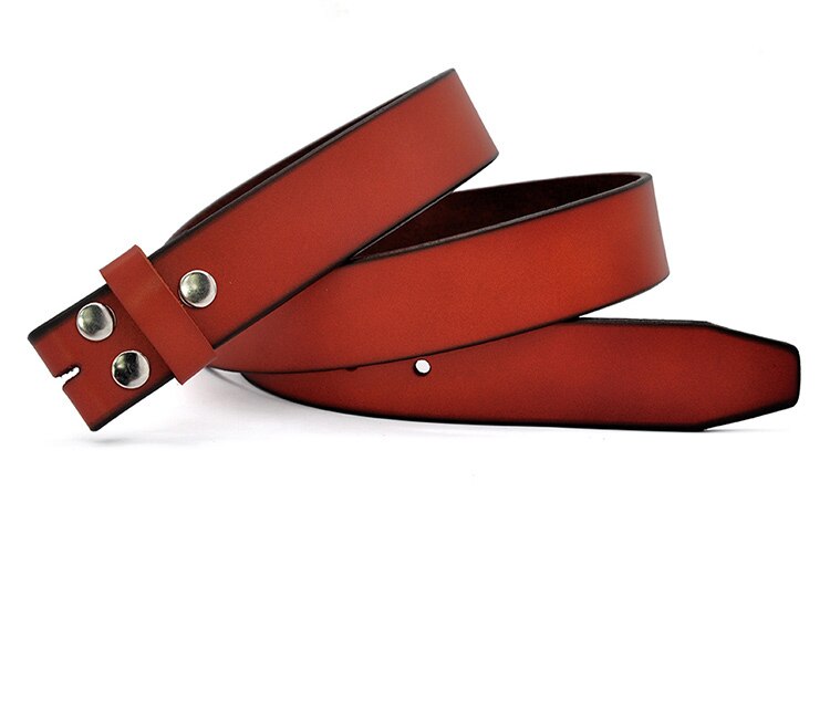 Men's Genuine Leather Belt without Buckle